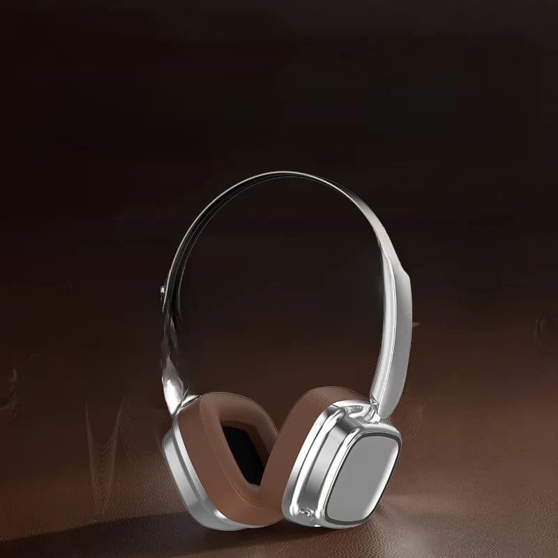 Ретро накладні бездротові навушники Bluetooth 5.4 зі стереобасом