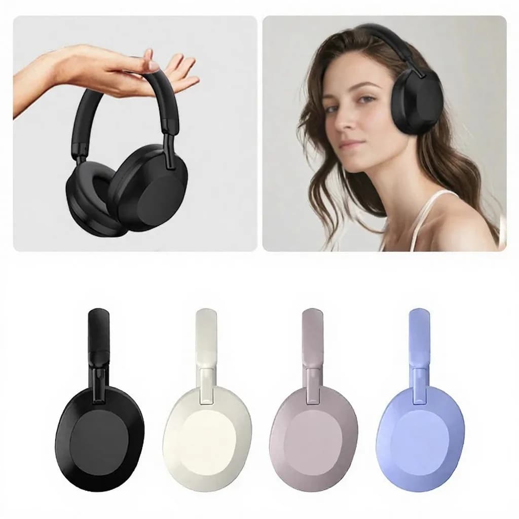 Бездротові навушники з активним шумопоглинанням Bluetooth 5.4 накладні