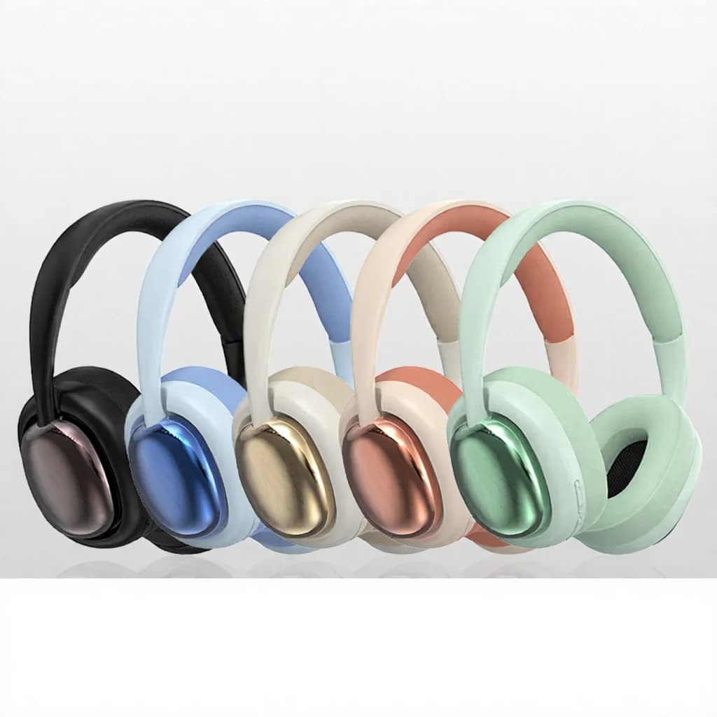 Бездротові накладні навушники з Bluetooth 5.3 та довгим часом роботи
