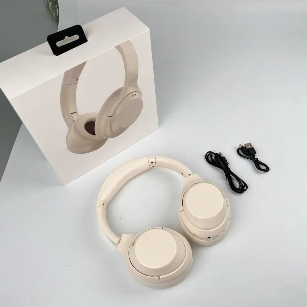 Бездротові накладні Bluetooth-навушники з активним шумозаглушенням