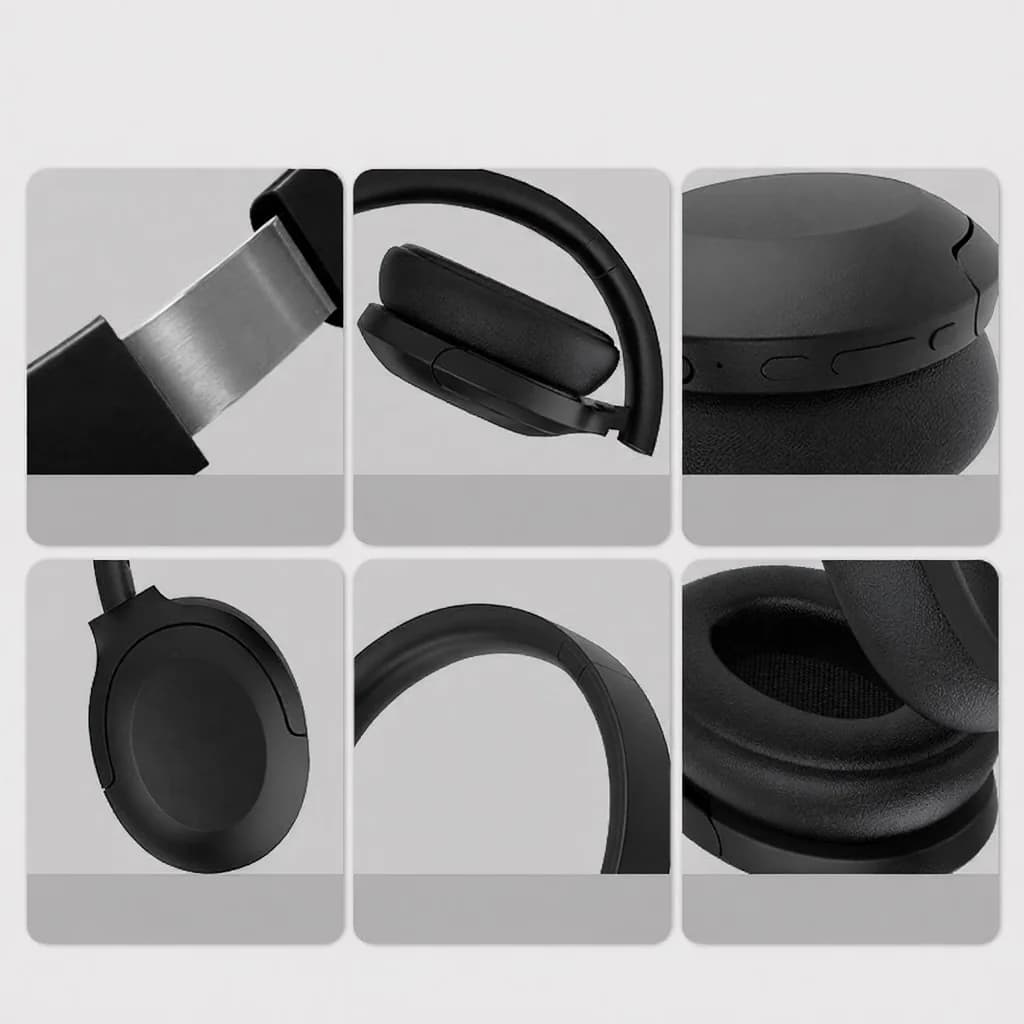 Bluetooth навушники з активним шумозаглушенням накладні бездротові 5.4