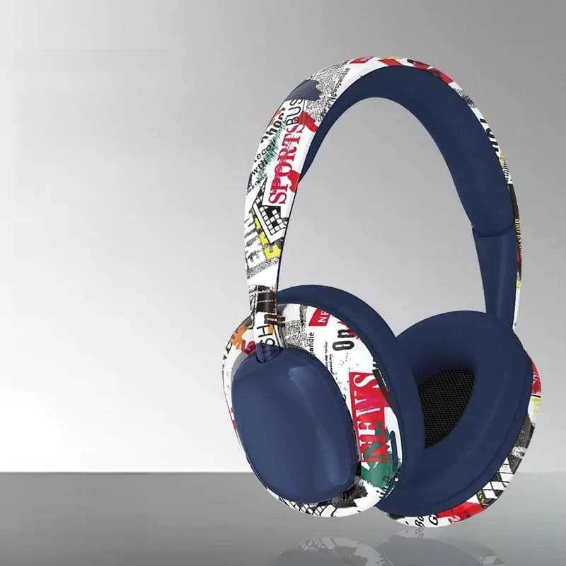 Накладні Bluetooth-навушники з глибоким басом та бездротовим підключенням