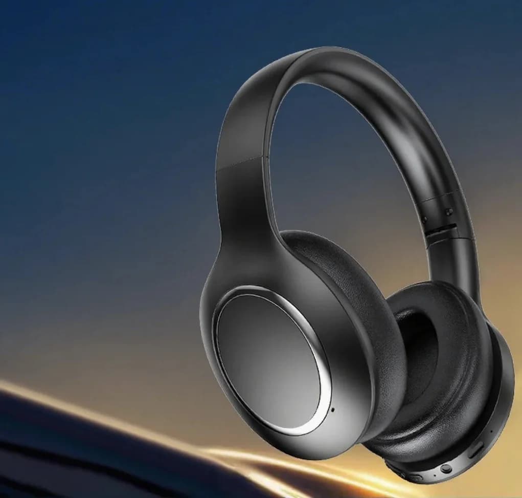 Накладні Bluetooth-навушники з активним шумозаглушенням та довгим часом роботи