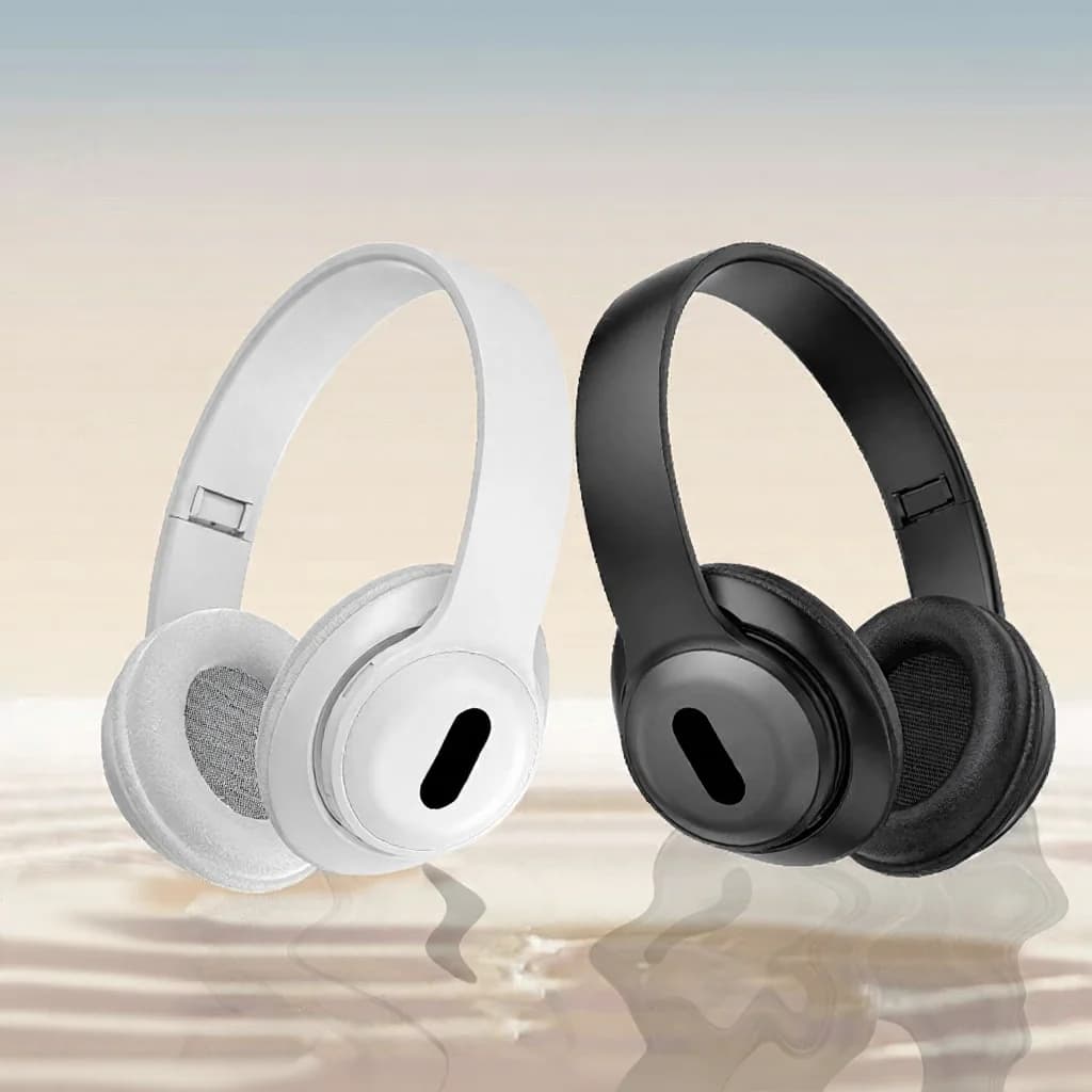 Бездротові накладні Bluetooth-навушники з FM-радіо та слотом для TF-карти
