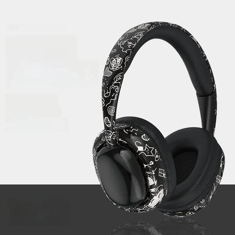 Накладні Bluetooth-навушники з глибоким басом та бездротовим підключенням