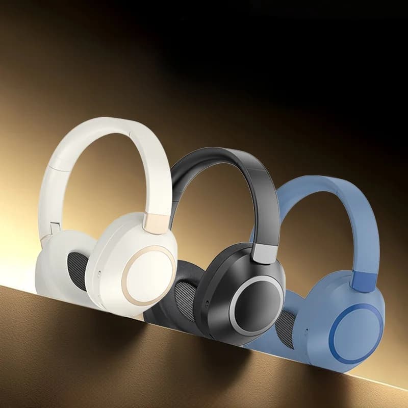 Бездротові Bluetooth-навушники накладні зі стереозвуком та активним шумозаглушенням