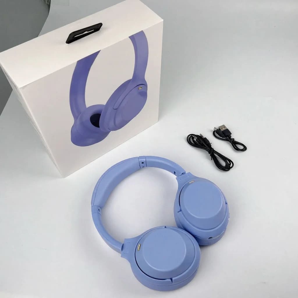 Бездротові накладні Bluetooth-навушники з активним шумозаглушенням
