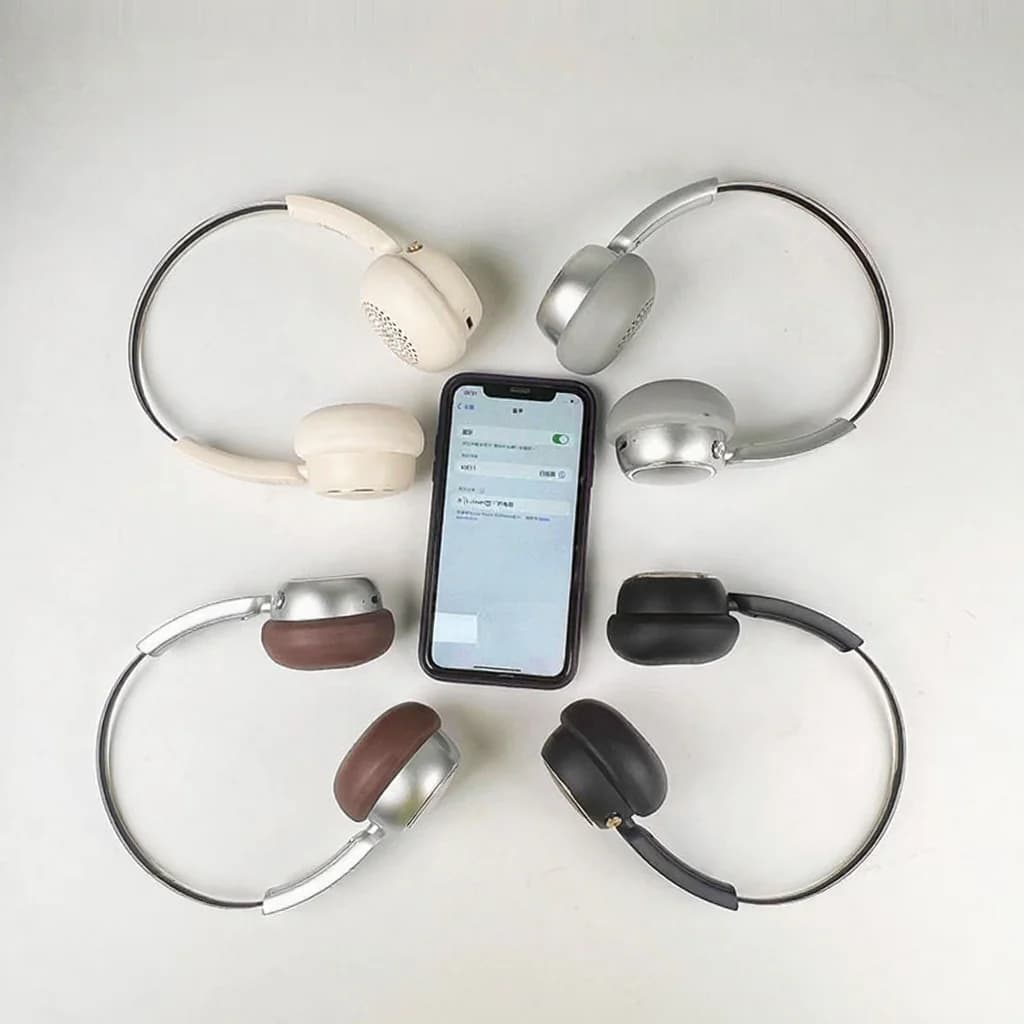 Ретро-навушники повнорозмірного типу з FM-радіо та Bluetooth 5.4