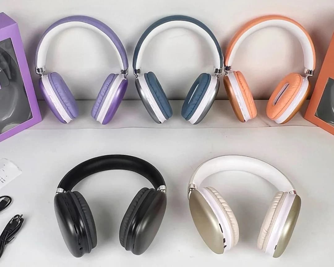 Бездротові накладні навушники з Bluetooth 5.4 та тривалим часом роботи