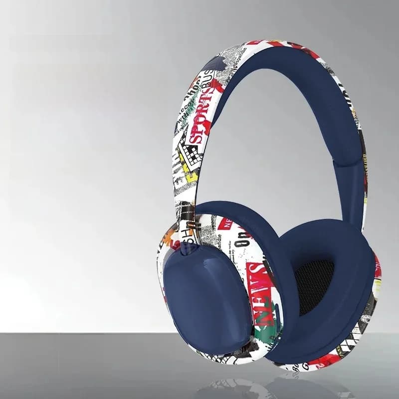 Накладні Bluetooth-навушники з глибоким басом та бездротовим підключенням