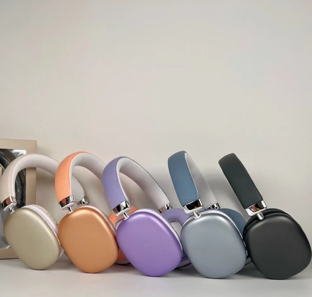 Бездротові накладні навушники з Bluetooth 5.4 та тривалим часом роботи
