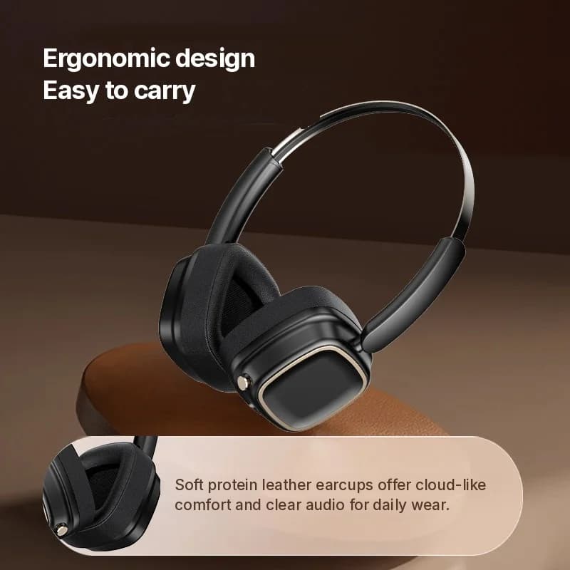 Бездротові накладні навушники Retro Bluetooth 5.4 Stereo Bass