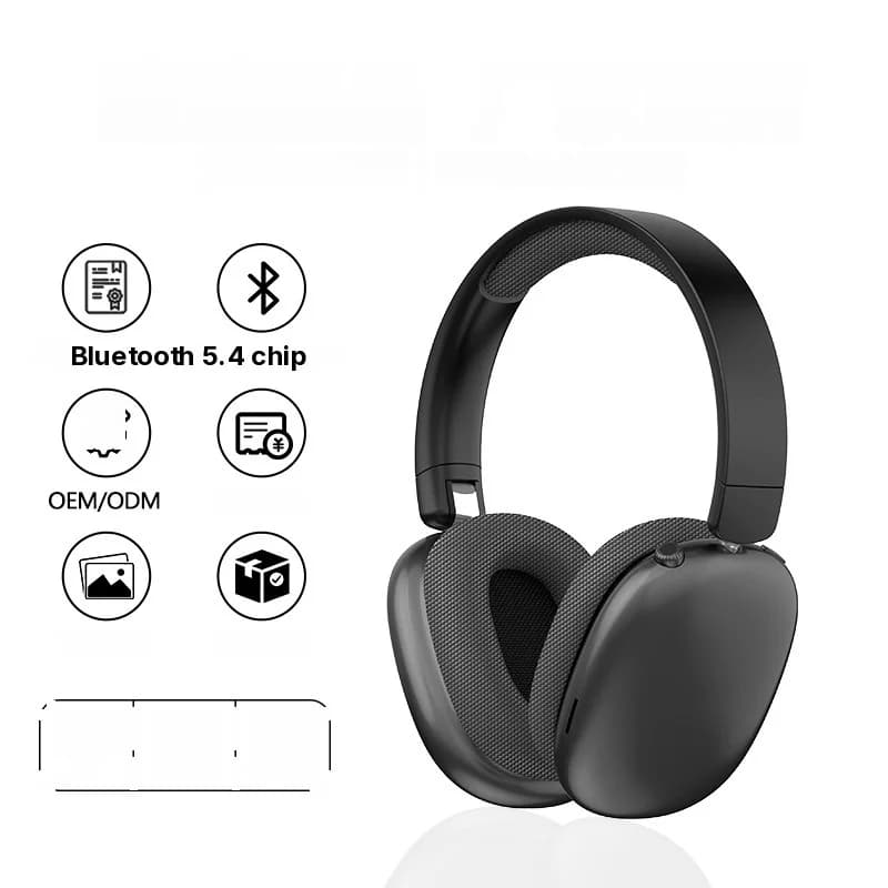 Бездротові накладні Bluetooth-навушники з FM-радіо та слотом для TF-карти
