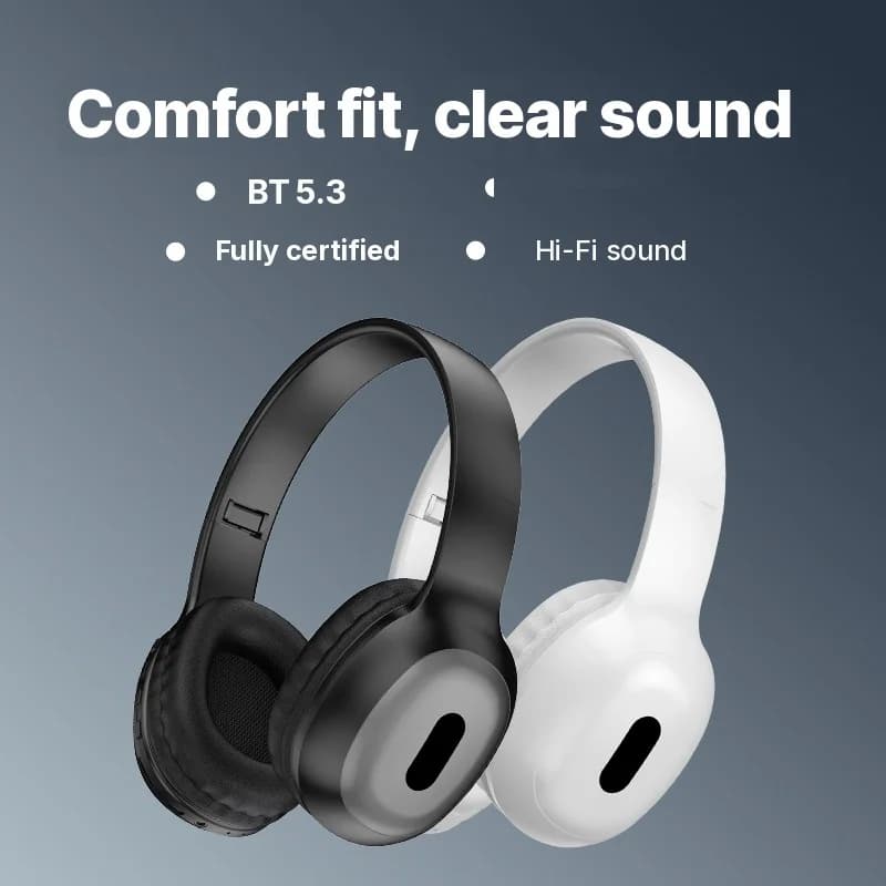 Накладні Bluetooth-навушники зі слотом для TF-карти та входом AUX