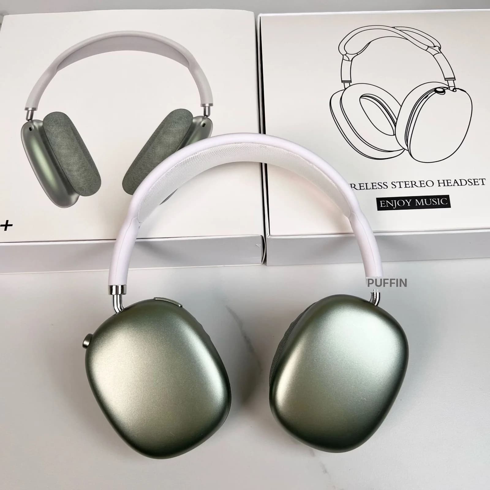 Бездротові Bluetooth-навушники з FM-радіо та слотом для TF-карти