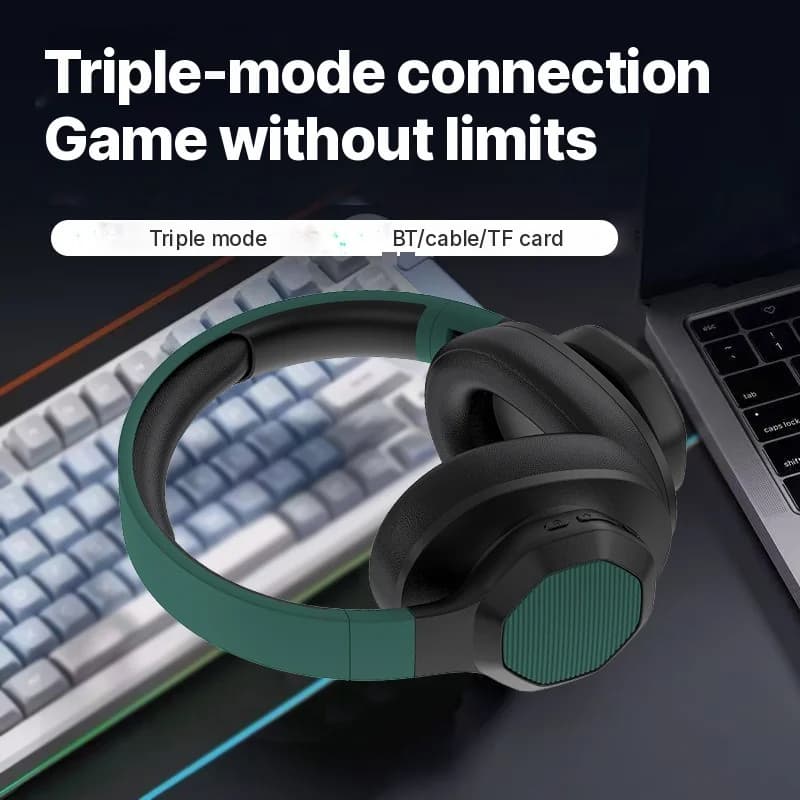 Бездротові навушники Bluetooth з FM-радіо та слотом для TF-карти